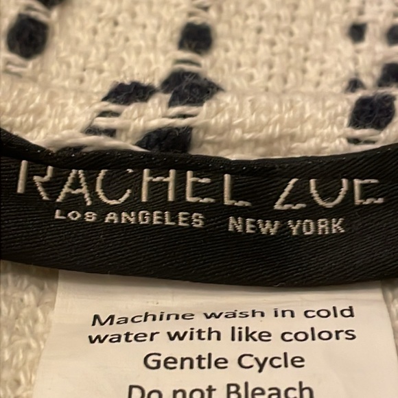 Rachel Zoe Decorative Boho Throw Blanket With Pom Poms - Picture 3 of 6